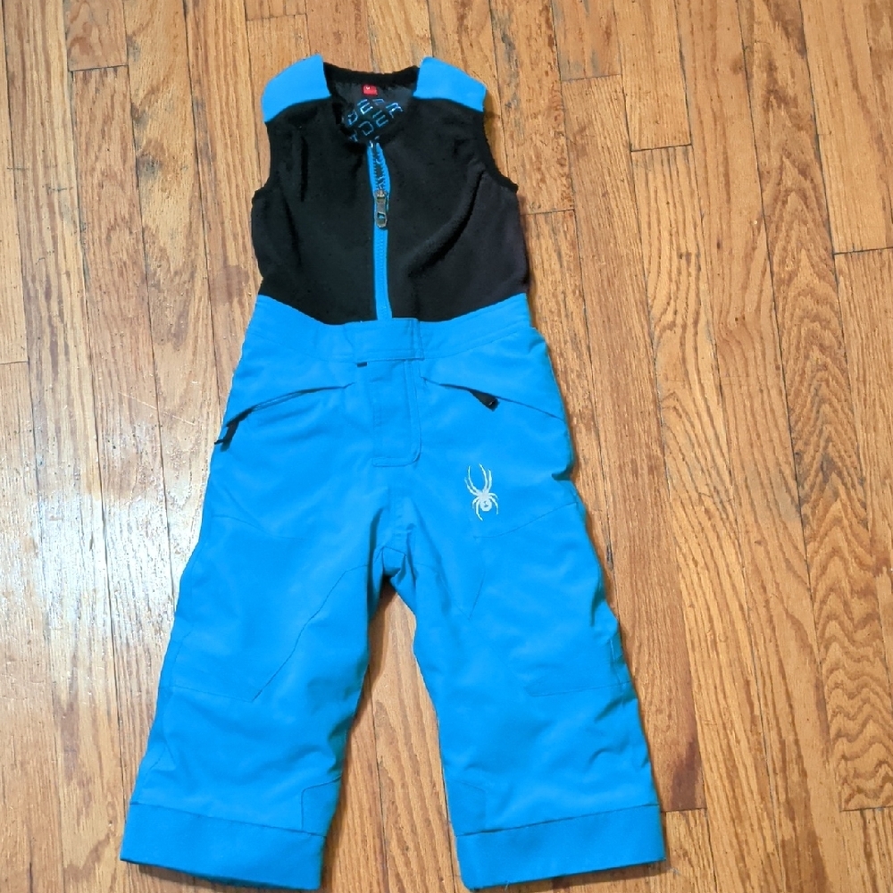 Spyder Kids Black and Blue Snowsuit